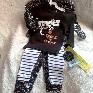 Unisex Halloween pajama set 12 months